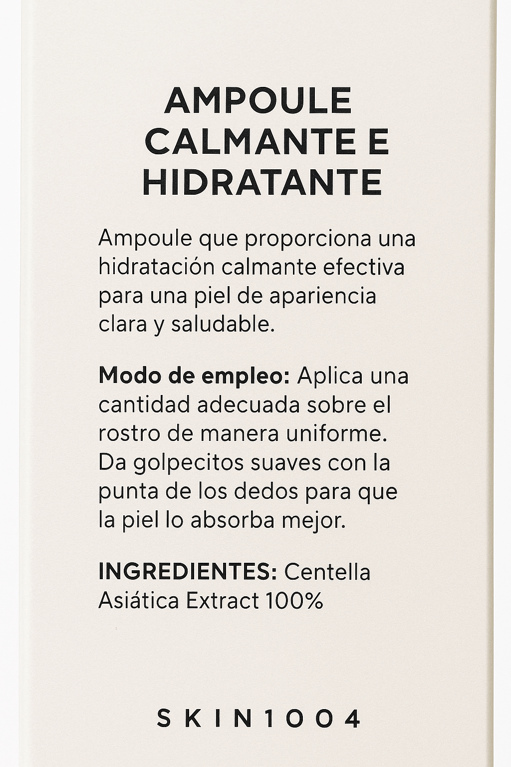 Sérum Calmante e Hidratante – SKIN1004 Madagascar Centella Ampoule 100 m