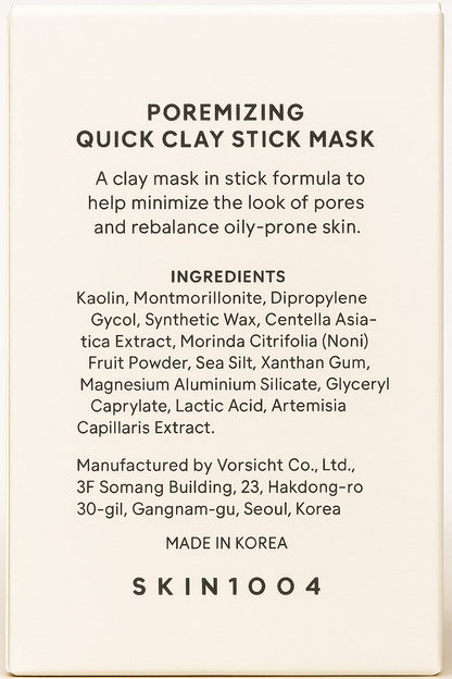 Mascarilla de Arcilla en Barra Centella – SKIN1004 Madagascar