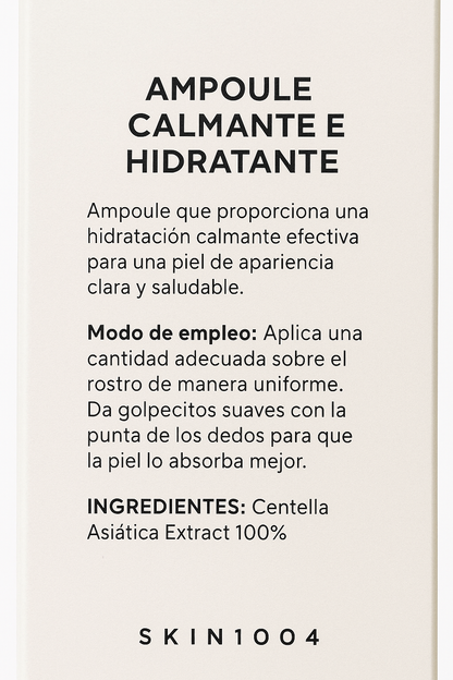 Sérum Calmante e Hidratante – SKIN1004 Madagascar Centella Ampoule 100 m