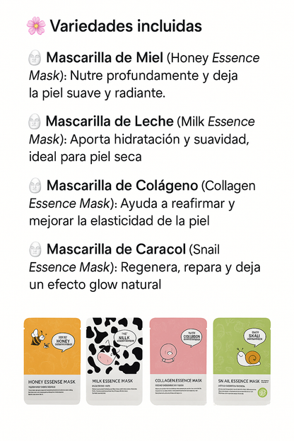 Set de Mascarillas Faciales Pure Skin Bestseller – Esfolio