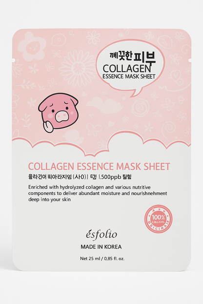 Mascarilla de Colágeno Coreano Esfolio | Hidratación Profunda & Piel Radiante