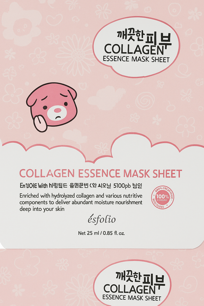 Mascarilla de Colágeno Coreano Esfolio | Hidratación Profunda & Piel Radiante