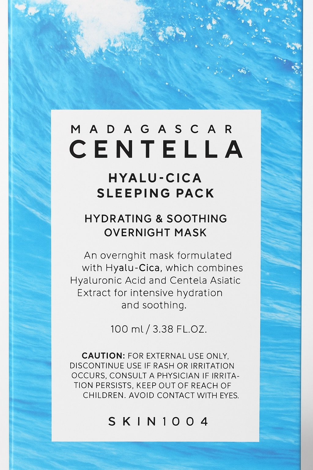 Sleeping Pack Hidratante con Centella y Ácido Hialurónico – SKIN1004