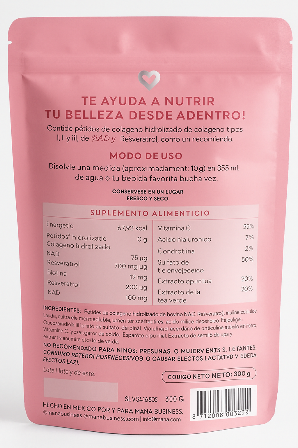 Maná Colágeno - Brilliance Hidrolizado